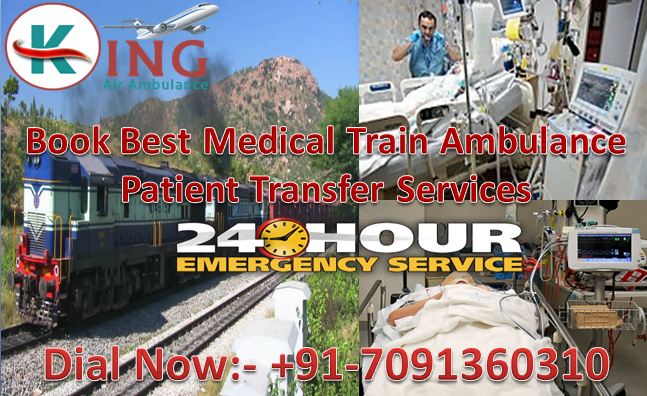 get king train ambulance patient transfer services in India 01